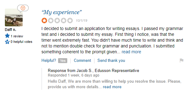 Edusson Feedback 2