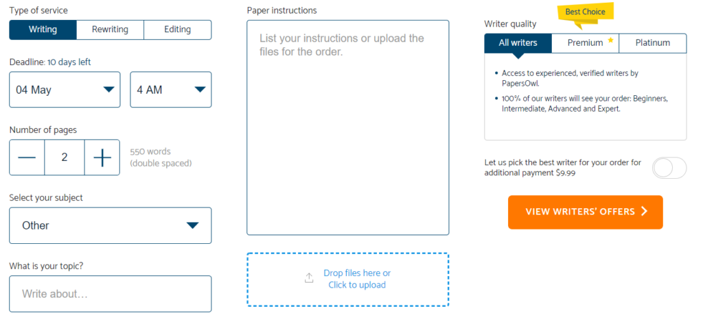 Papersowl.com Order