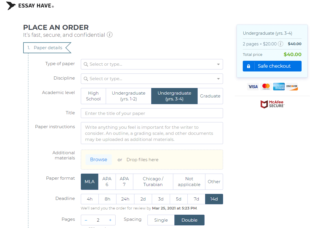 Essay must haves picture